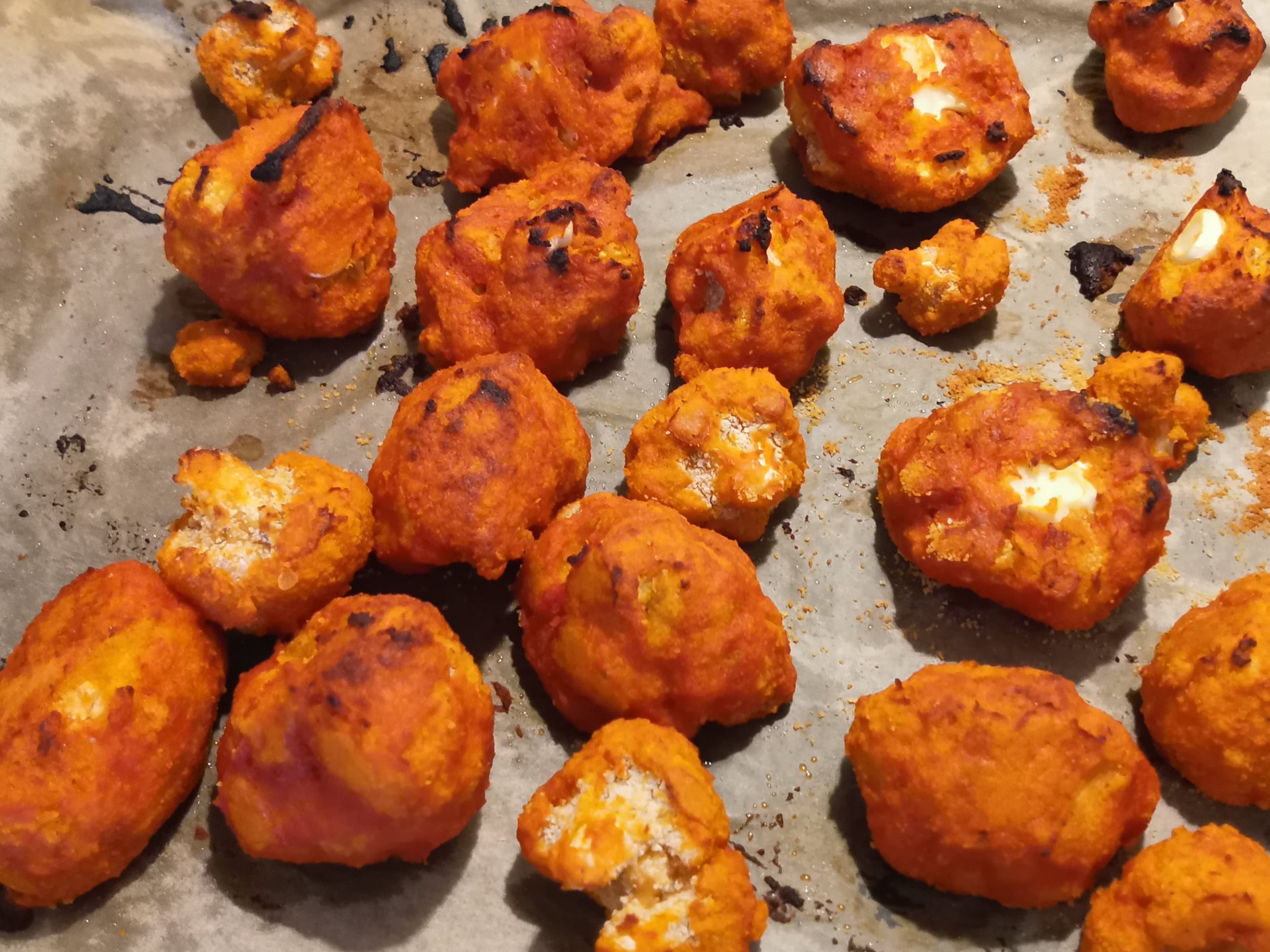 Vegane Blumenkohl Buffalo Wings